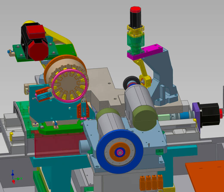 Concept illustration of CNC North Combinatin ID / OD Grinder