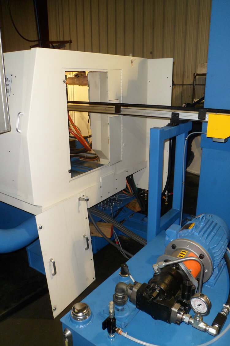 A Custom Engineered CNC North Automation Application with Conveyor